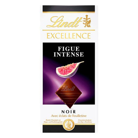 Imagen de Chocolate Barra Lindt Excellence Higo 100 Gr