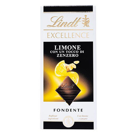 Imagen de Chocolate Barra Lindt Excellence Limón Y Jengibre 100 Gr