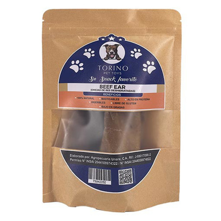 Imagen de Snack Para Perro Torino Beef Ear