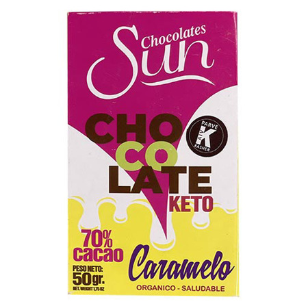 Imagen de Chocolate Barra Sun Caramelo Keto 70% 50 Gr