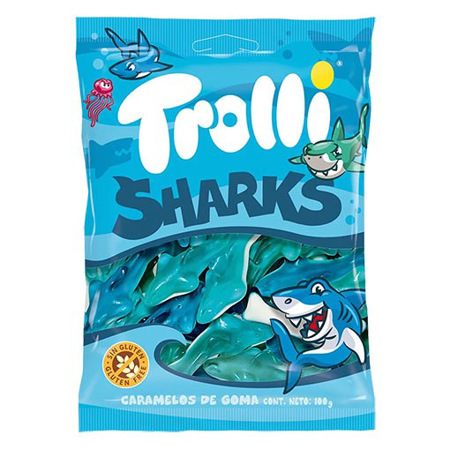 Imagen de Gomita Trolli Sharks 100 Gr