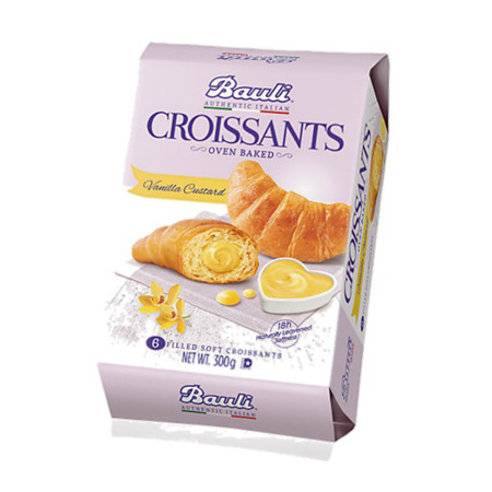 Imagen de Croissant Bauli Con Crema De Vainilla 300 Gr