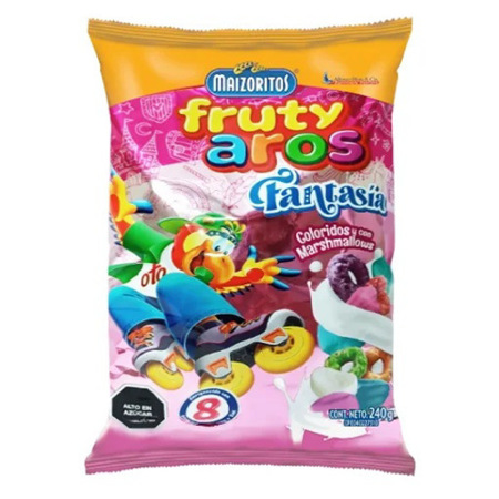 Imagen de Cereal Fruty Aros Maizoritos Con Marshmallows 500 Gr