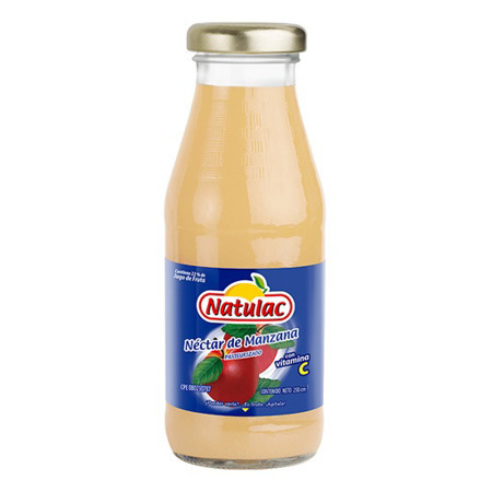 Imagen de Néctar De Manzana Natulac Vidrio 250 Ml.