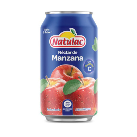 Imagen de Néctar De Manzana Natulac 340Ml Lata