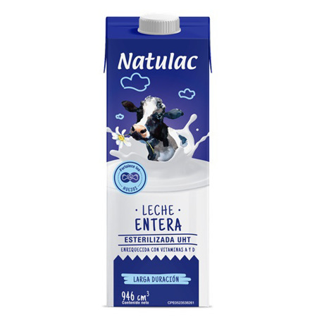 Imagen de Leche Entera UHT Natulac 946Ml