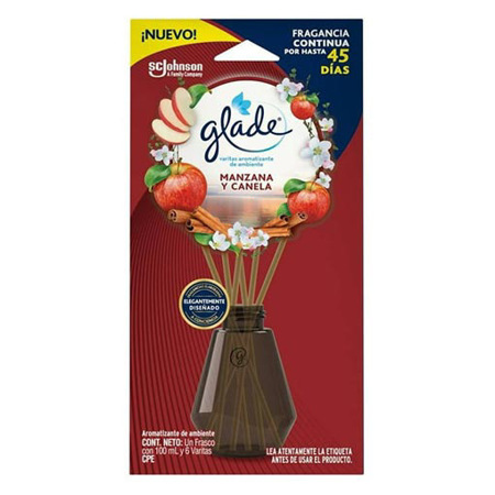 Imagen de Varita Aromatizante Glade Manzana Y Canela 100ml 6und