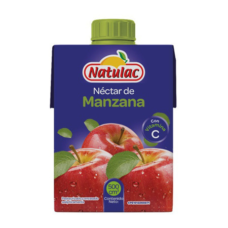 Imagen de Jugo De Manzana Natulac Tetra Pack 500Ml