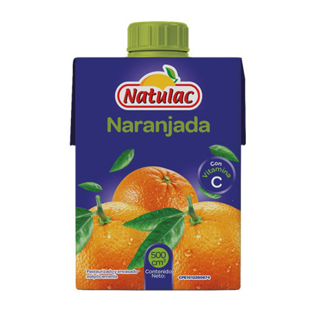 Imagen de Jugo De Naranja Natulac Tetra Pack 500Ml