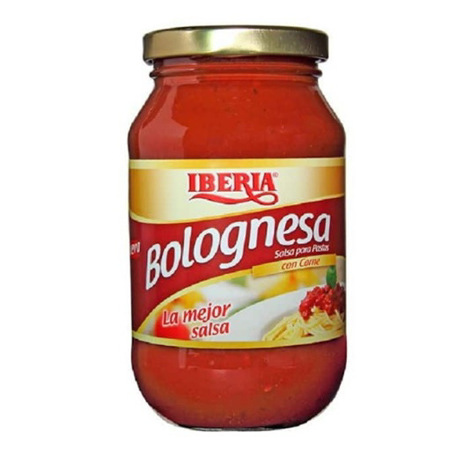 Imagen de Salsa Para Pasta Bolognesa Iberia 490 Gr.