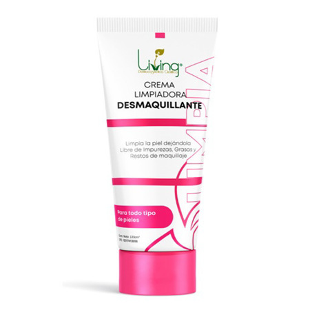 Imagen de Crema Limpiadora Desmaquillante Living 120 Ml.