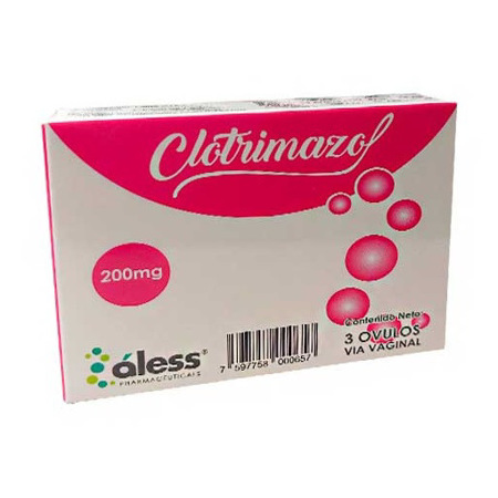 Imagen de Clotrimazol 200mg Ovulo X3 Aless