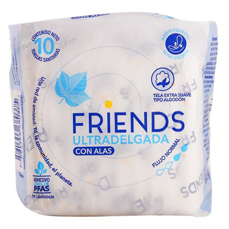 Imagen de Toalla Sanitaria Friends Ultradelga 10 Und