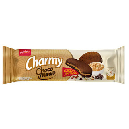 Imagen de Galleta Rellena Charmy Choco Mania 192 Gr