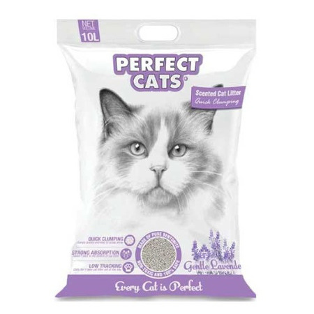 Imagen de Arena Para Gato Perfect Cats Lavanda 7 Kg