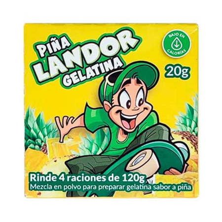 Imagen de Gelatina De Piña Landor 20 Gr