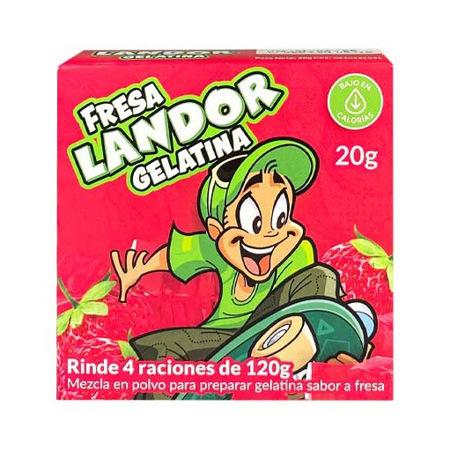 Imagen de Gelatina De Fresa Landor 20 Gr