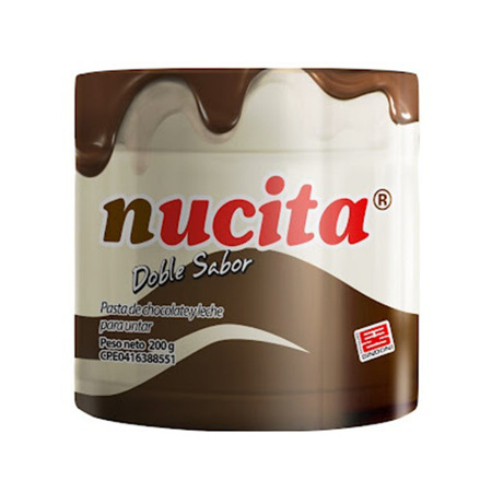 Imagen de Chocolate Untable Nucita Doble Sabor 200 Gr