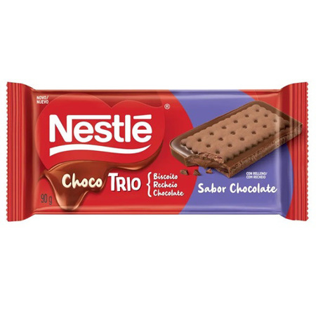 Imagen de Chocolate En Barra Nestle Chocotrio Chocolate 90 Gr