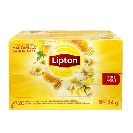 Imagen de Te Lipton Infusion Manzanilla Miel 20und 24 Gr