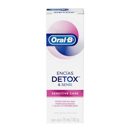 Imagen de Crema Dental Oral B Detox Sensitive 102 Gr