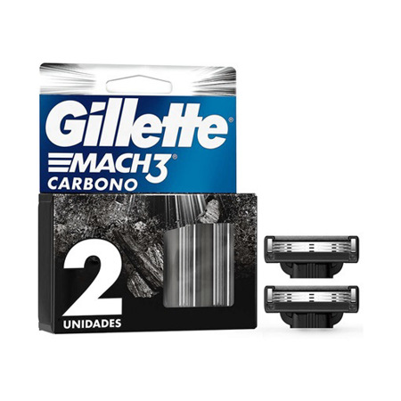 Imagen de Repuesto De Afeitar Gillette Mach3 Carbono X2Und