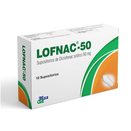Imagen de Lonac-50 Supositorio Rectal 50mg X10