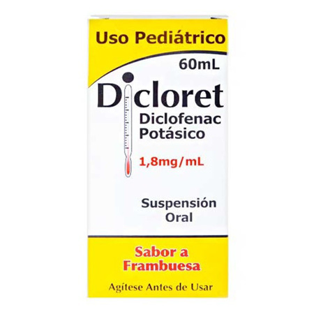 Imagen de Diclofenac Potásico 1,8mg/ml Dicloret Oftalmi Suspensión Oral Pediátrica 60 ml
