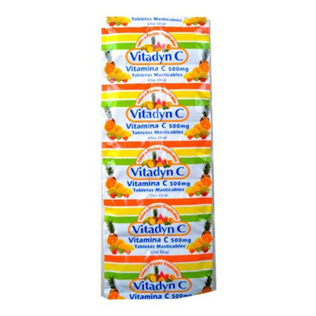 Imagen de Vitadyn C Tableta Masticable X10 Frutas Tropicales