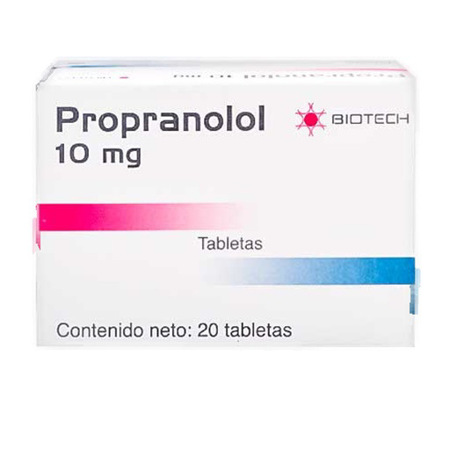 Imagen de Propranolol Tab 10 Mg X 20 Biotech