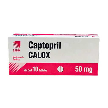 Imagen de Captopril 50Mg x 10 Tab Calox