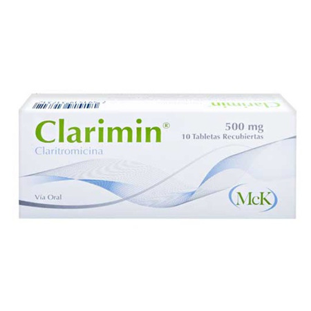 Imagen de Clarimin 500 Mg 10 Tab.