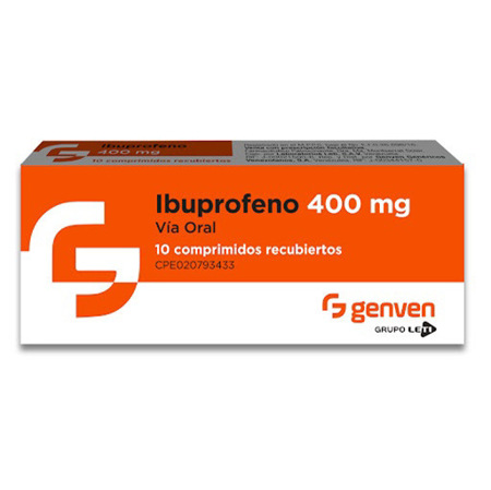 Imagen de Ibuprofeno 400 mg x 10 Comprimidos Genven