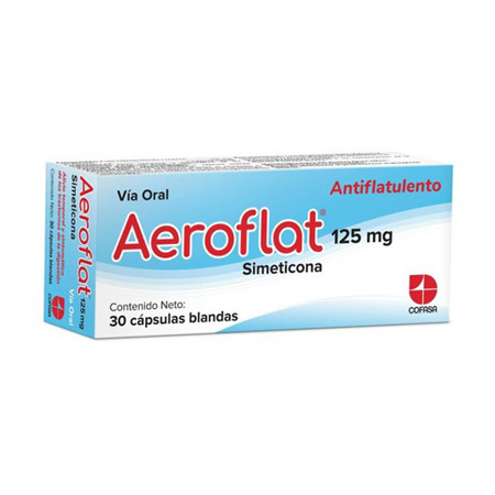 Imagen de Aeroflat Capsula Blanda Cofasa 125mg X10