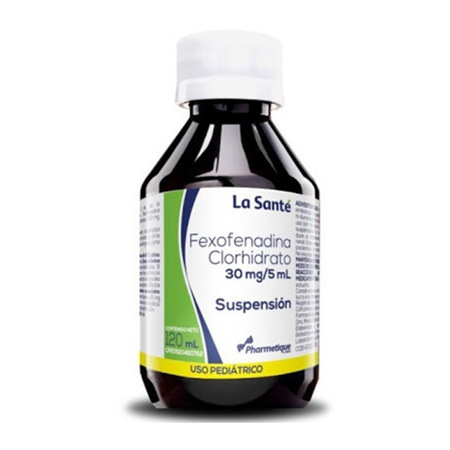 Imagen de Fexofenadina Clorhidrato 30mg/5ml X 120 ml La Sante