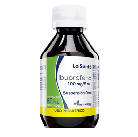 Imagen de Ibuprofeno 100mg/5ml Suspensión Oral Frasco x 60 ml La Sante