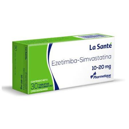 Imagen de Ezetimiba / Simvastatina Tab 10 / 20 Mg X 30