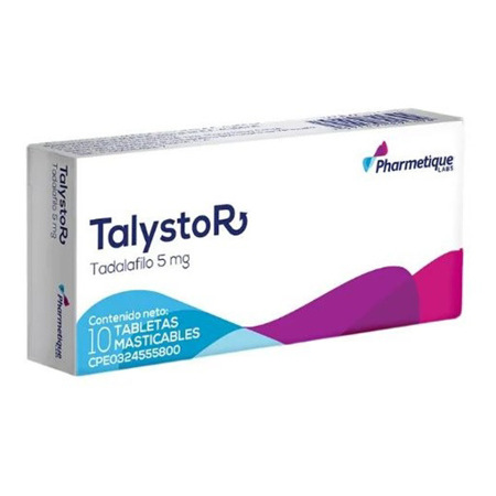 Imagen de TalystoR Tadalafilo 5Mg X 10 Tabletas Masticables