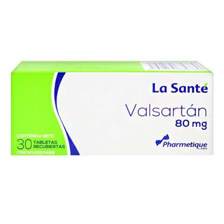 Imagen de Valsartán 80mg La Santé 30 Tab.