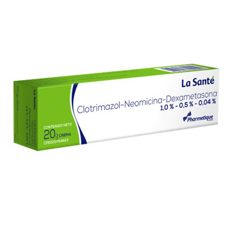 Imagen de Clotrimazol-Neomicina-Dexametasona Crema 1,0%- 0,5%-0,04% 20g La Sante.