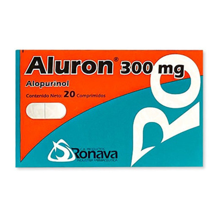 Imagen de Aluron Alopurinol 300 Mg x 20 Comp.