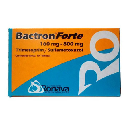 Imagen de Bactron Forte Tab 160/800mg X 10
