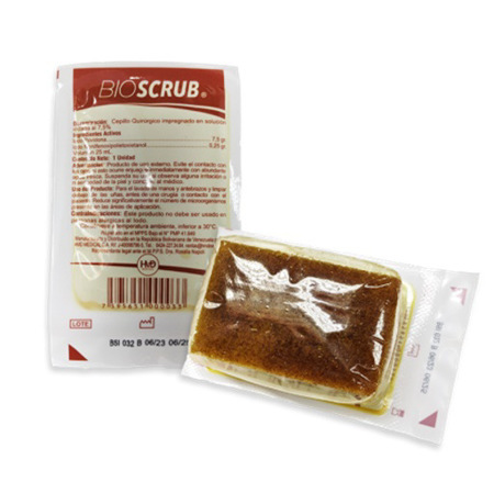 Imagen de Cepillo Quirúrgico Con Iodo Bioscrub