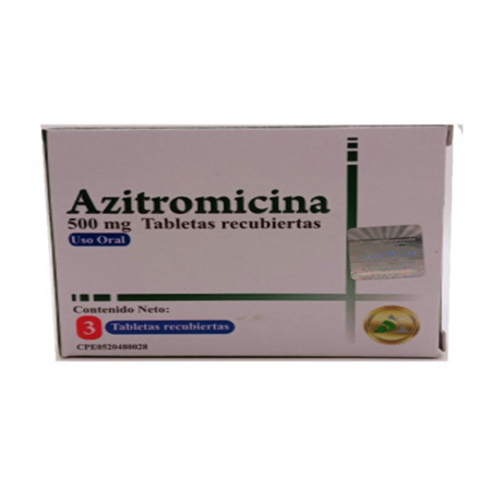 Imagen de Azitromicina  500mg  3 Tab. Dac