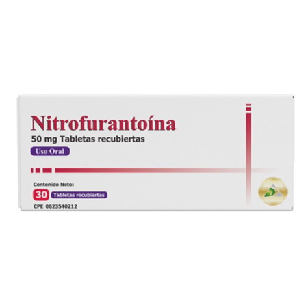 Imagen de Nitrofurantoina Tableta Recubierta 50 Mg X30 Dac