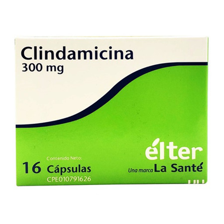 Imagen de Clindamicina 350 Mg 16 Tab  La Sante