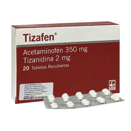 Imagen de Tizafen 350/2 Mg X20 Tableta Recubierta