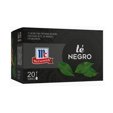 Imagen de Te Negro McCormick 20 Und