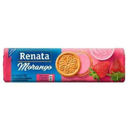 Imagen de Galleta De Fresa Tipo Sandwich Renata 112 Gr.