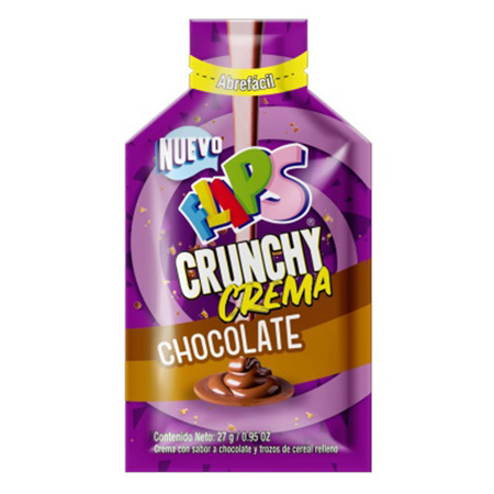 Imagen de Crema De Chocolate Crunchy Flips 27 Gr